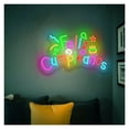 thumbnail image 2 of Letrero De Neón Feliz Cumpleanos Con Luz LED USB Regulable Para Fiestas, Bares, Dormitorios, Tiendas, Salas De Juegos, Decoración De Pared, 40.6cmx24.8cm, 2 of 7