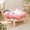 Sakura Pink, variant on Elevated Cat Bed with Wooden Frame for Large Cats up to 40 lbs, Washable Flower Sofa Navy 22in
