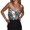 Silver, variant on WNEGSTG Women's Sequin Fringe Party Tank Top Tassel Trim Sexy Las Disco Sequin Camisole Black