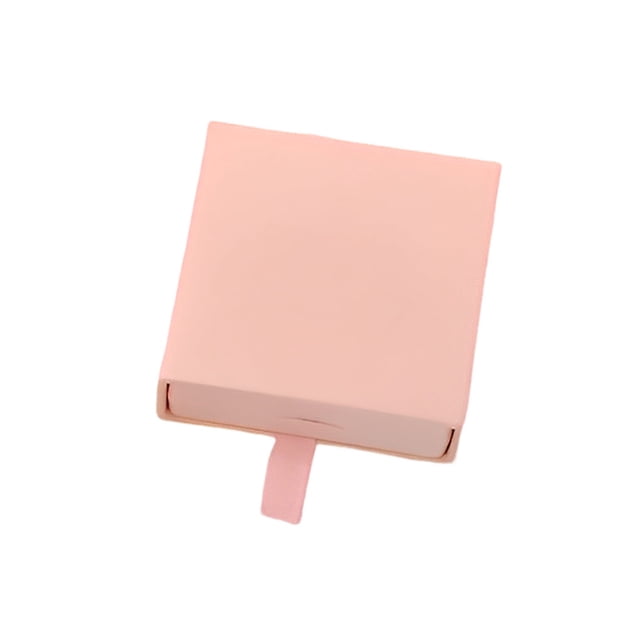 Estuche de almacenamiento Sonducket Suministros de joyería Caja de aretes transparente Rosa