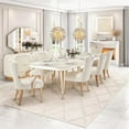 thumbnail image 2 of Michael Amini La Rachelle Rectangular Dining Table in Champagne, 2 of 10