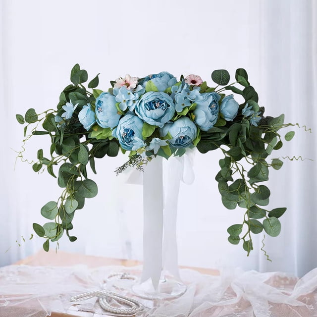 Corona colgante Colcomx Flores falsas Arco de boda