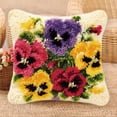 thumbnail image 2 of Étui à Crochets Coussin 17x17 Pouces - Fleurs Colorées, 2 of 8