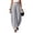 BTU46-Light Gray, variant on VV AVEORS Linen Barrel Pants Women Wide Leg High Waisted Balloon Pants Cotton Casual Summer Beach Travel Boho Baggy Palazzo Trousers Brown XL