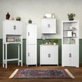 thumbnail image 6 of RiverRidge Monroe Over the Toilet Bathroom Spacesaver Medicine Cabinet Shelf - White, 6 of 11