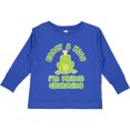 thumbnail image 3 of Inktastic Fancy a Kiss I'm Prince Charming Boys Long Sleeve Toddler T-Shirt, 3 of 5