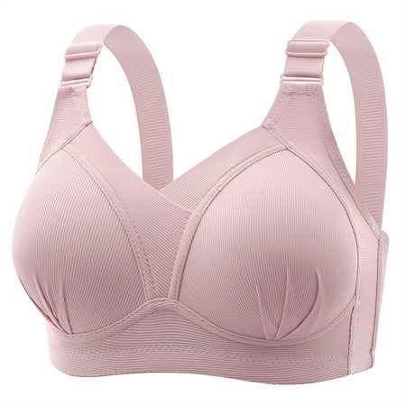 Up to 50% off HAPIMO Everyday Bras for Women Stretch Underwear Gathered Wire Free Comfortable Hollow Out Camisole Comfort Brassiere Plus Size Ultra Light Lingerie Savings
