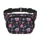 thumbnail image 1 of Fotbe Roses Flowers Cangurera Cuadrada con Estampado de Doble Capa, Bolsa de Cintura Ajustable Mini para Hombres y Mujeres, 1 of 9