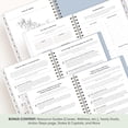 thumbnail image 6 of Blue Sky The Everygirl 2026-2027 Weekly and Monthly Academic Year Planner Calendar, July 2026 - June 2027, 5" x 8", Flexible Cover, Wirebound, Storage Pocket, Stickers, Stratford Coastal, 6 of 10
