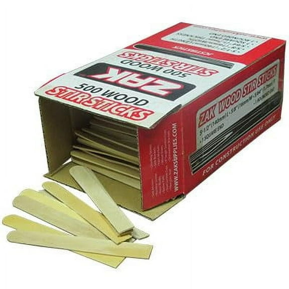 Wood STIR Sticks for Construction (500 Box)