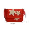 thumbnail image 3 of TIERPOP Canvas Crossbody Bag for Teen Student Versatile Shoulder Bag Large Capacity Messenger Bag Travel Bags with Star Pattern, 3 of 21
