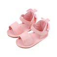 thumbnail image 2 of Aojekbee Baby Girl Summer Sandals Breathable Soft Non-Slip Sole Open Toe Shoes with 3D Bow Newborn Infant Shoes, 2 of 9