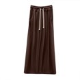 thumbnail image 6 of Censtreet Women's Casual Mid Long Skirts Stretchy Ultra-Soft Flowy Maxi Formal Skirts High Waist Lounge Skirts for Women, 6 of 7