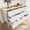 White, variant on ZOSQUARE 6 Drawer Dresser for Bedroom, Modern Green Dresser with Wood Top and Gold Knobs, Chest of drawers for Bedroom, Living Room, Hallway