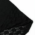 thumbnail image 5 of Knit Shawl, Audhol Thin Fashionable and Versatile Women's Hollow Knitted Short Shawl Crochet Shawl Black One Size, 5 of 7