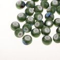 thumbnail image 3 of 100 piezas de abalorios sueltos de gran agujero, sueltas de de cerámica, se adapta a s, joyería, collares, pendientes, manual Verde y azul Baoblaze Cuentas sueltas Perlas espaciadoras, 3 of 7