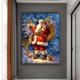 thumbnail image 3 of Kit Punto Cruz Papá Noel Bordado Hilo Algodón Ecológico 11CT 50x65cm, 3 of 9