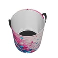 thumbnail image 5 of DouZhe Waterproof Collapsible Large Laundry Baskets, Transgender Pride Colorful Prints Circular Hamper with Handles, 5 of 7