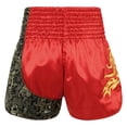 thumbnail image 2 of Kvysinly Unisex MMA Shorts Kickboxing Combat Fight Grappling Short Boxeo Boxing Pants Muay Thai Red&Grey XXL, 2 of 6