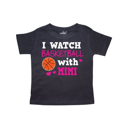 

Inktastic I Watch Basketball with Mimi Gift Toddler Toddler Girl T-Shirt