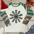 thumbnail image 4 of HOMBOM Merry Sweatshirts for Women Crewneck White Holiday Snowflake Fleece Xmas Adults Sweatshirt Christmas, 4 of 5