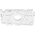 thumbnail image 2 of 18"W x 12"H x 4"ID x 6 1/4"C x 1"P Novo Architectural Grade PVC Contemporary Ceiling Medallion, 2 of 4