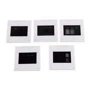 Interference Diffraction Grating Set 5Pcs with Double and Triple Slits