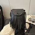 thumbnail image 1 of gcong Stylish Tassel Messenger Crossbody Bag with Decorative Charm for Daily Utility and Use, 1 of 3