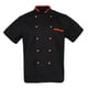 thumbnail image 2 of Chaqueta de chef, uniforme, manga corta, para catering Negro XL, 2 of 9
