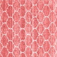 thumbnail image 1 of Ahgly Company Indoor Square Trellis Red Modern Area Rugs, 4' Square, 1 of 4