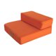 thumbnail image 1 of Escaleras para perros suaves para cama alta con cubierta lavable extraíble Rampa para perros sin deslizamiento Naranja, 1 of 8