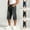 Shorts-Black, variant on Jean Shorts for Men Casual Loose Fit Durable Mid Rise Button Waist Bermuda Shorts with Pockets Casual Straight Leg Knee Length Denim Shorts Street Daily Wear Blue L