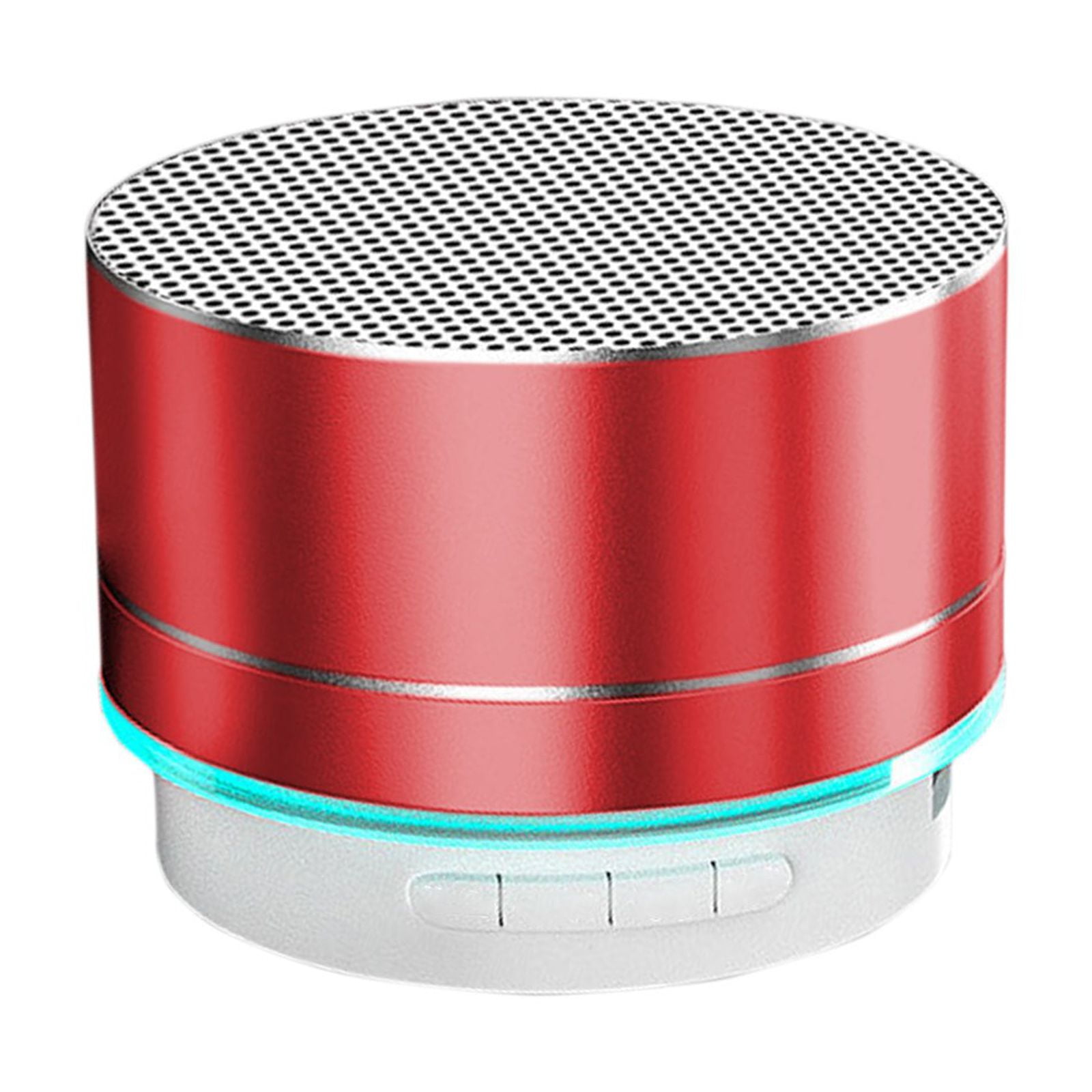 Yoziaaoa 3 Pcs Portable Mini Bluetooth Speaker, Enhanced Bass and High Definition Sound, Portable Design,Fits for iPhone, iPad,Nexus,Laptops and More(Red)