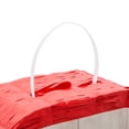 thumbnail image 5 of Number 1 Pinata for Kids Lumberjack First Birthday Decorations, Red/Black Buffalo Plaid (16.6 x 13 x 3 In), 5 of 5