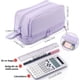 thumbnail image 3 of Estuche para Lapices de Gran Capacidad con 4 Compartimientos, Organizador de Papelería para Oficina Trabajo (Morado), 3 of 4