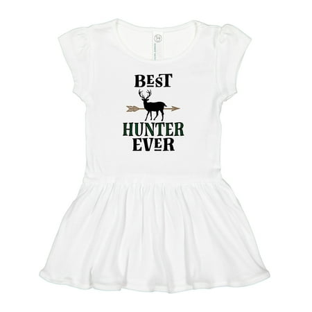 

Inktastic Best Hunter Ever Deer Hunting Archery Gift Baby Girl Dress