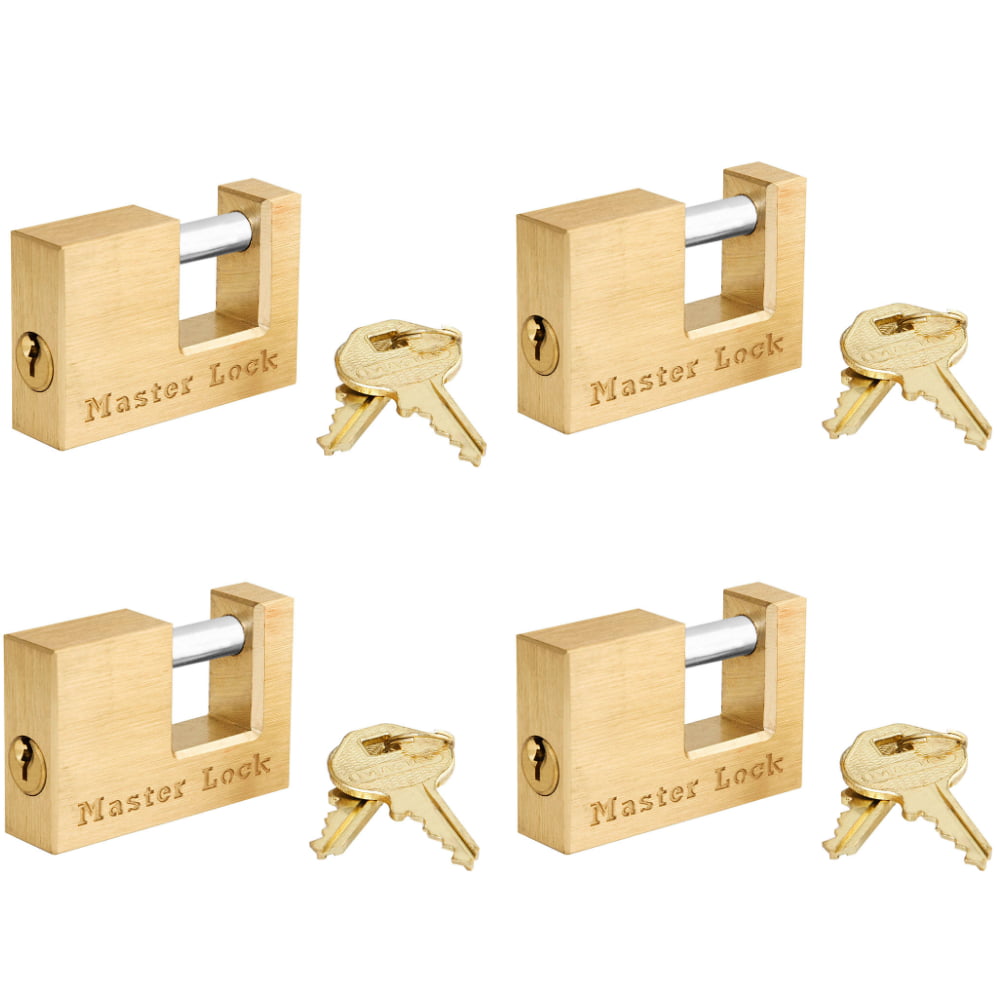 Master Lock Solid Brass Coupler Latch Lock with 3/4 In. (19-mm