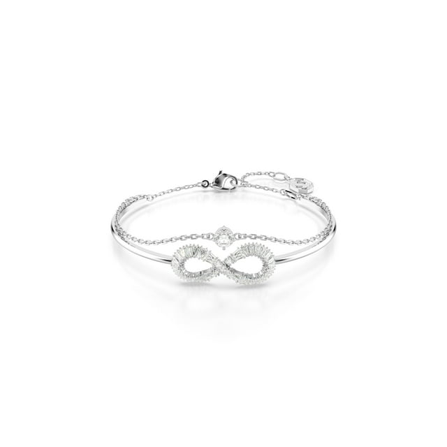 Brazalete Swarovski Hyperbola Infinity con cristales transparentes