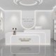 thumbnail image 4 of Commercial Cash Reception Desks Office Register Shop Lectern European Reception Desks Rostrum Escritorio Gamer Bar Furniture My Lux Decor Round, 4 of 8