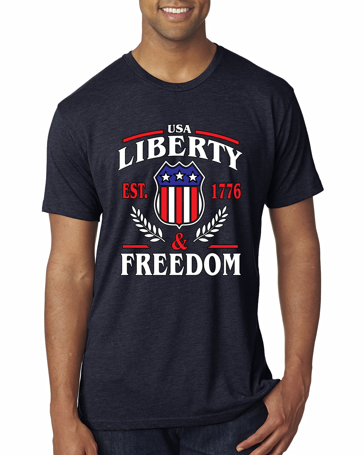 Freedom Flag With Statue of Liberty American Pride Graphic Pullover Hoodie