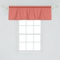 thumbnail image 2 of Ambesonne Coral Window Valance, Flower Floral Romance, 54" X 18", Coral, 2 of 3