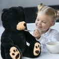 thumbnail image 5 of LotFancy Teddy Bear Stuffed Animal, 20” Plush Toy Gift for Girls Girlfriend Wife, Black, 5 of 9