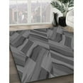 thumbnail image 2 of Ahgly Company Indoor Square Patterned Gray Area Rugs, 6' Square, 2 of 6