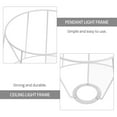 thumbnail image 4 of Pendant Light Shade DIY Lampshade Frame Metal Lampshade Bracket Replacement, 4 of 8