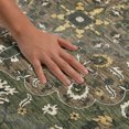 thumbnail image 3 of Addison Rugs Mayfield Premium Machine Washable Traditional Traditional Brown Round Rug, 8' x 8', 3 of 8