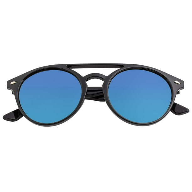 Gafas de sol Simplify SSU122-BL Unisex Cat Eye Negro