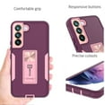 thumbnail image 4 of CoverON For Samsung Galaxy S22 Case, Military Grade Heavy Duty Full Body Phone Kickstand Cover - Purple, 4 of 9