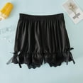 thumbnail image 5 of Girls' Pants Toddler Children Shorts Summer Girls Bowknot Lace Leggings Underwear Fashion for Girls Clothes Athletic Shorts for Girl(Color:Black,Size:6-7 Years), 5 of 5