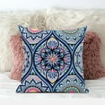 thumbnail image 3 of Bohemian Mandala Vector Indoor/Outdoor Pillow with Removable Cover in Gray Blue Green Pink20x20, 3 of 5