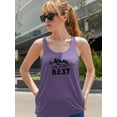 thumbnail image 2 of Mom Is The Best Cute Flowers Racerback Tank Women -Image by Shutterstock, Female x-Large, 2 of 4